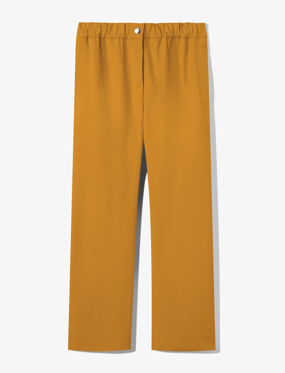 Solid Cotton Linen Easy Pants