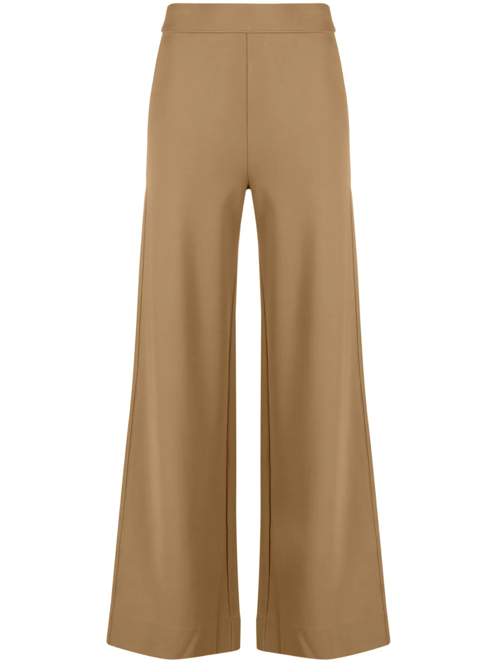 Rag & Bone Irina Pull-on Wide Leg Ponte Pants In Brown