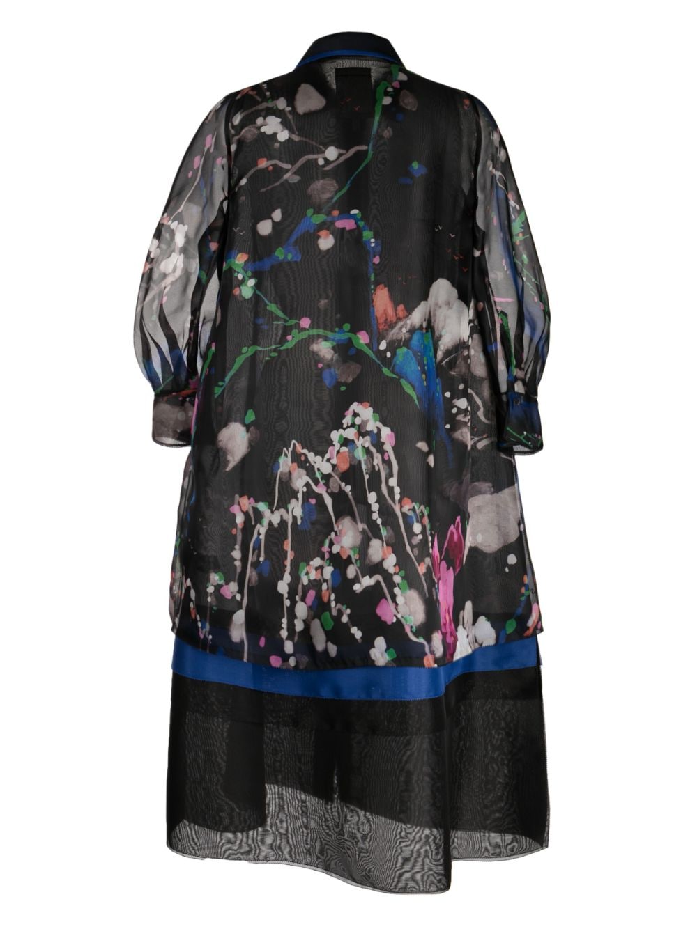 Image 2 of SHIATZY CHEN see-through printed silk coat
