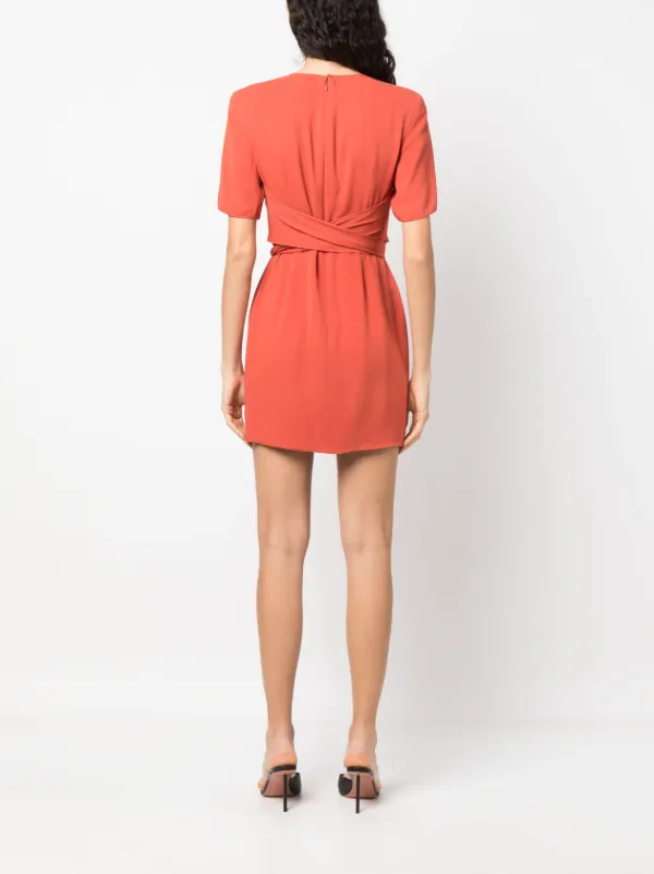armani orange dress Dress Party Short By Armani Exchange In Orange, Size: 0