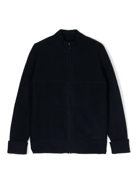 Bonpoint logo-embroidered cashmere cardigan