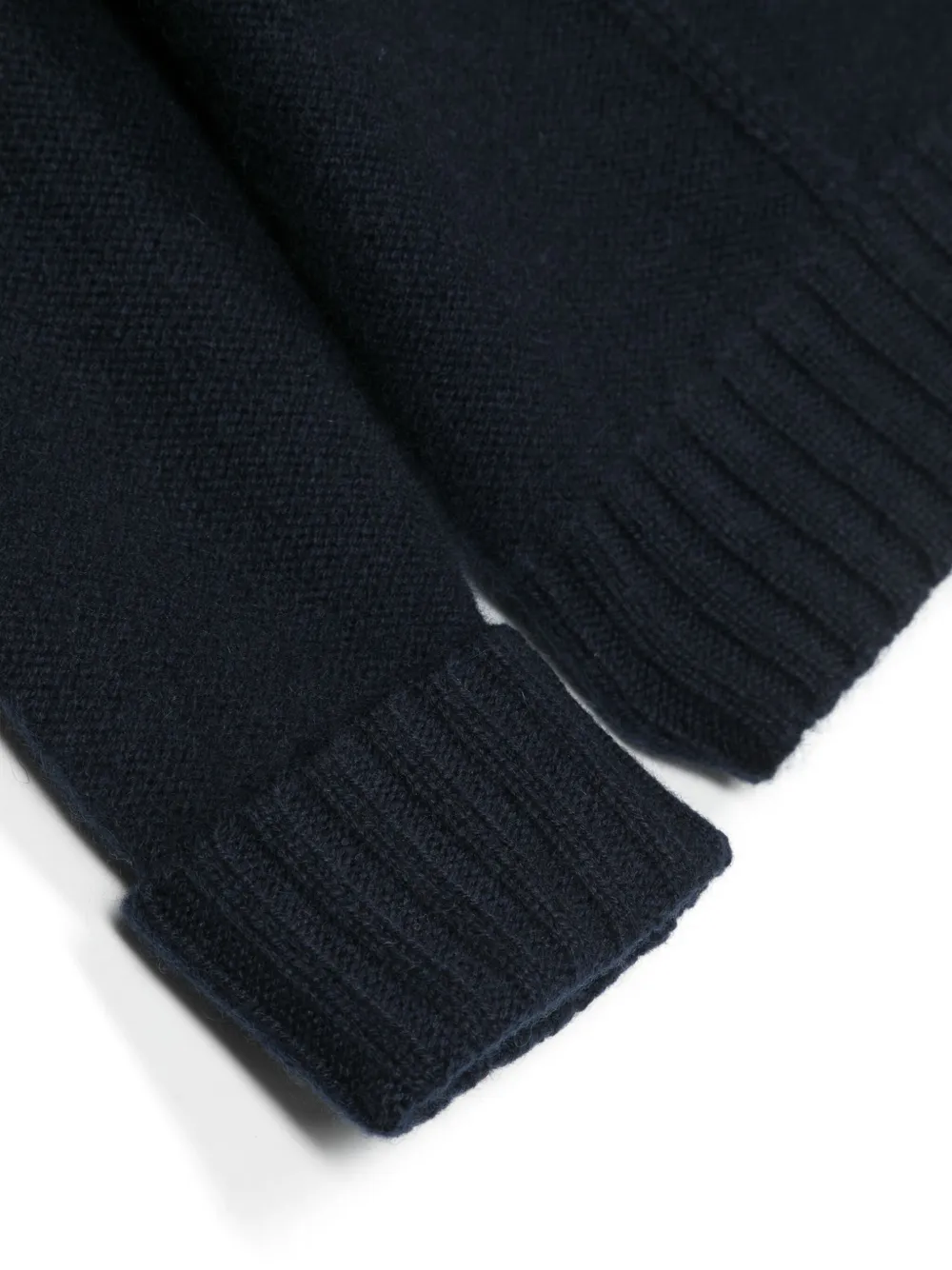 Bonpoint Vest met geborduurd logo Blauw