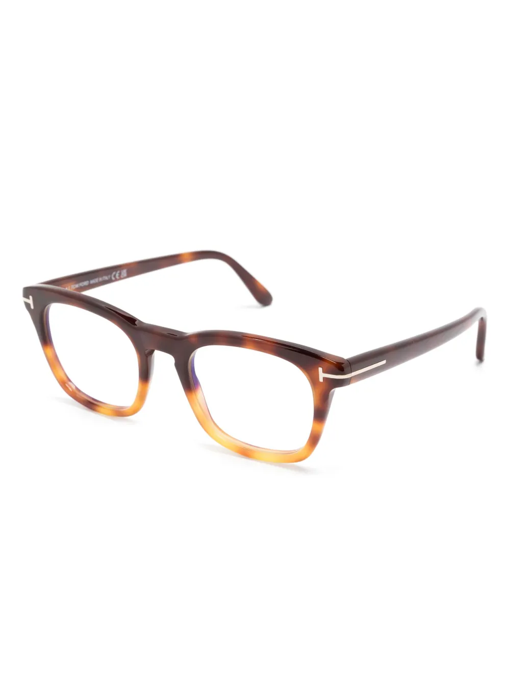 TOM FORD Eyewear gradient-effect tortoiseshell glasses | Men | Image 2