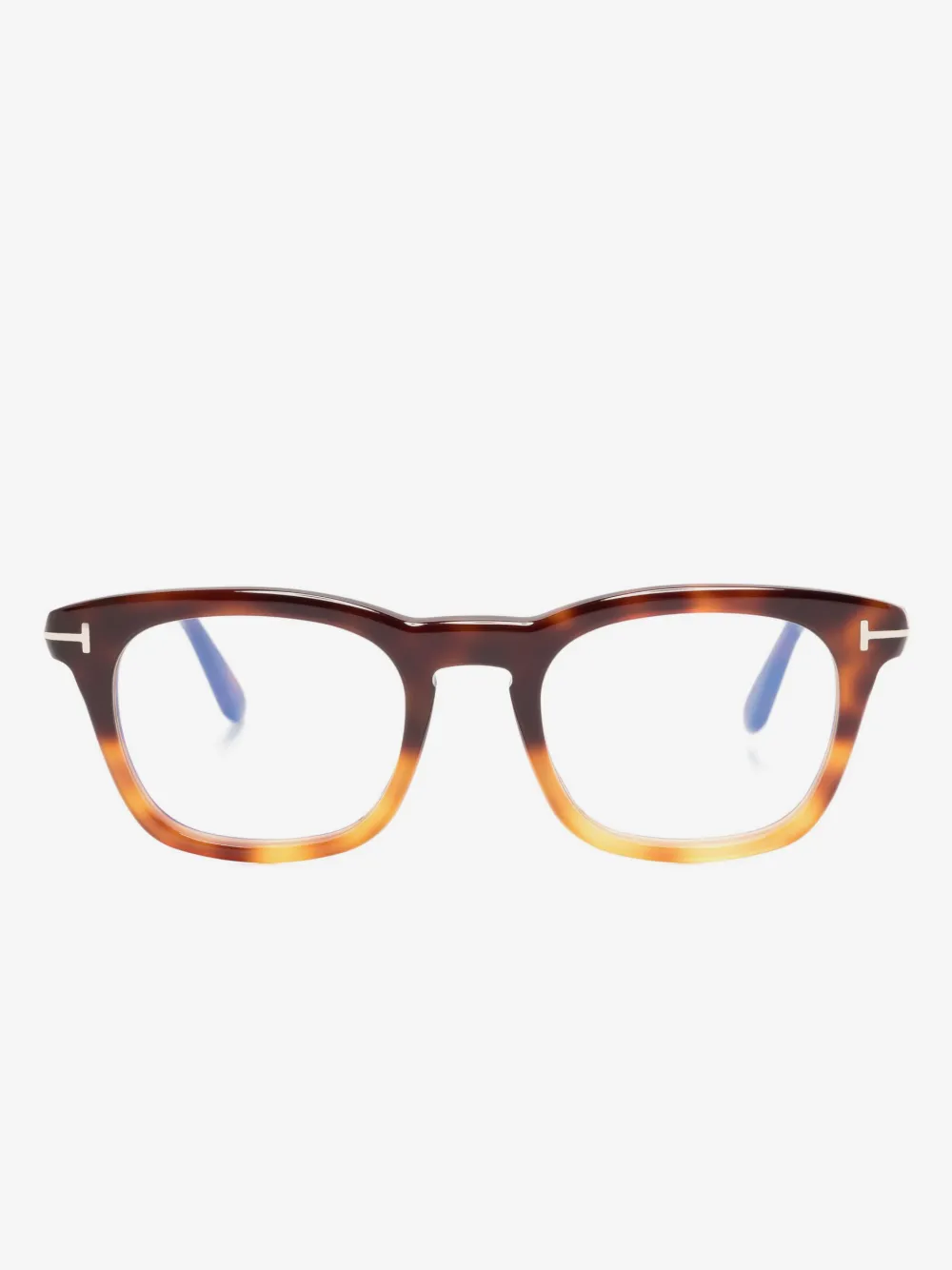 TOM FORD Eyewear gradient-effect tortoiseshell glasses | Brown | Image 1