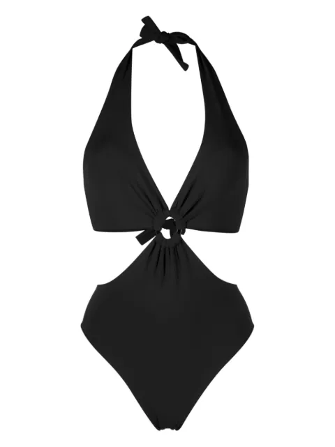 Fisico halterneck stretch swimsuit