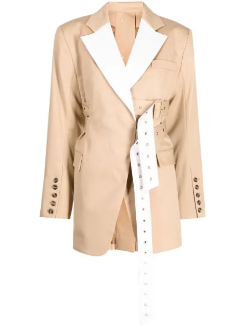Rokh side tie-fastening blazer