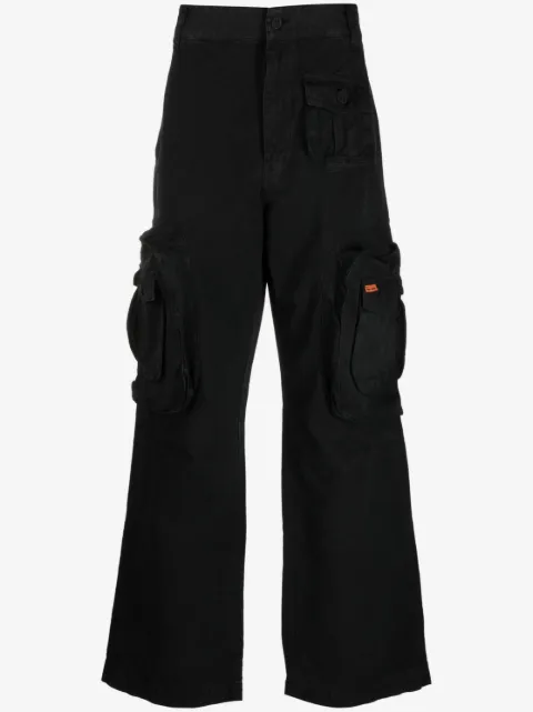 Heron Preston pantalones rectos con múltiples bolsillos