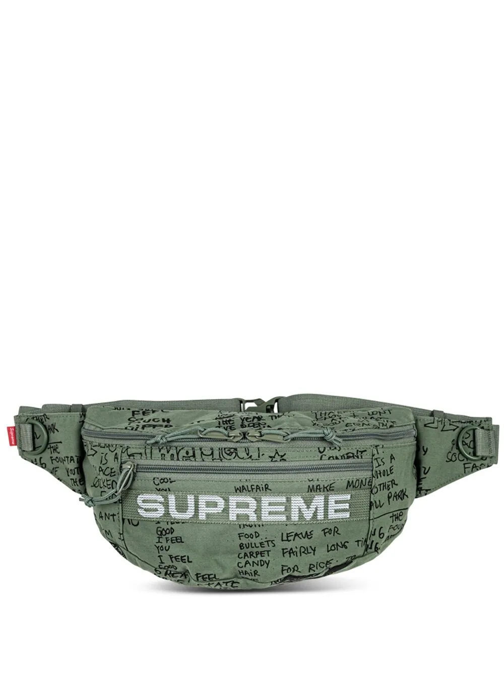 Supreme green cheap fanny pack