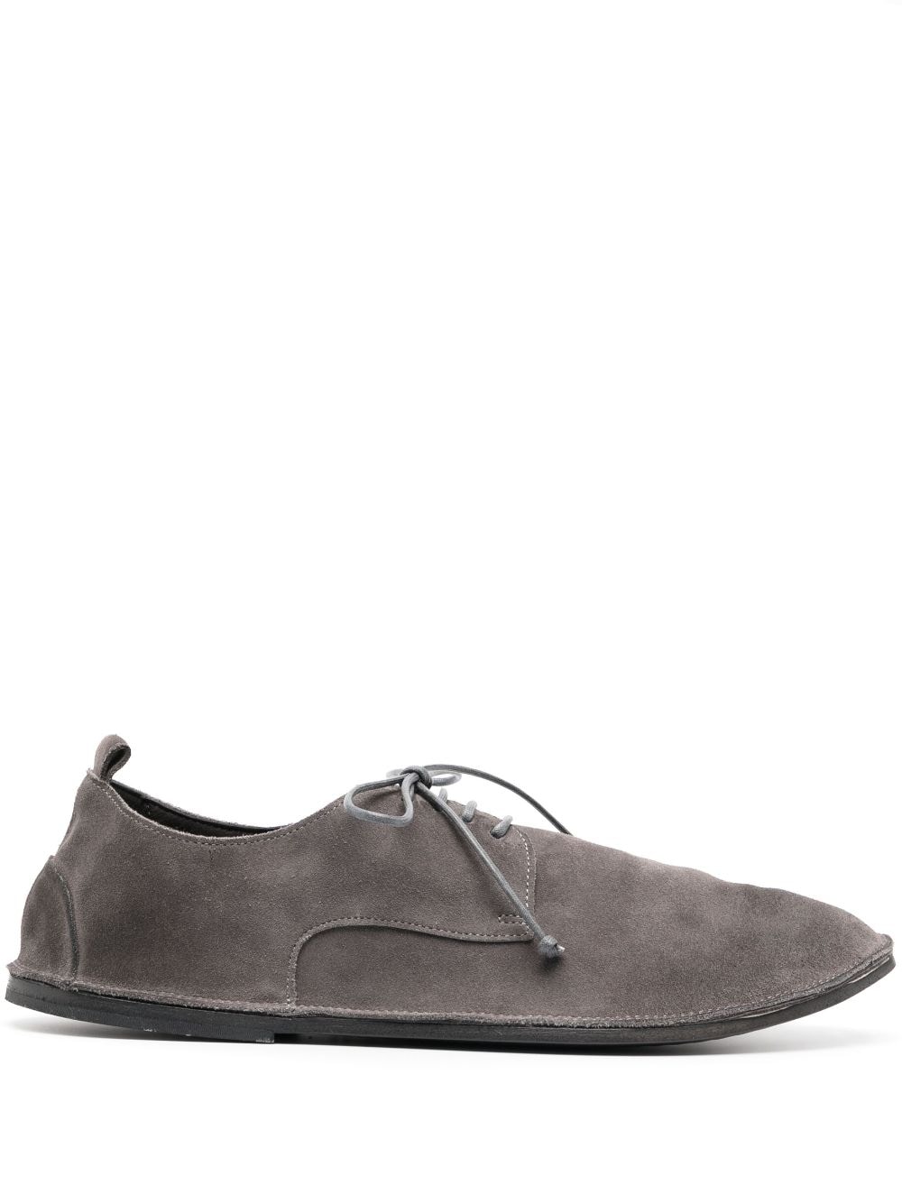 Marsèll Lace-up Suede Derby Shoes In Grey