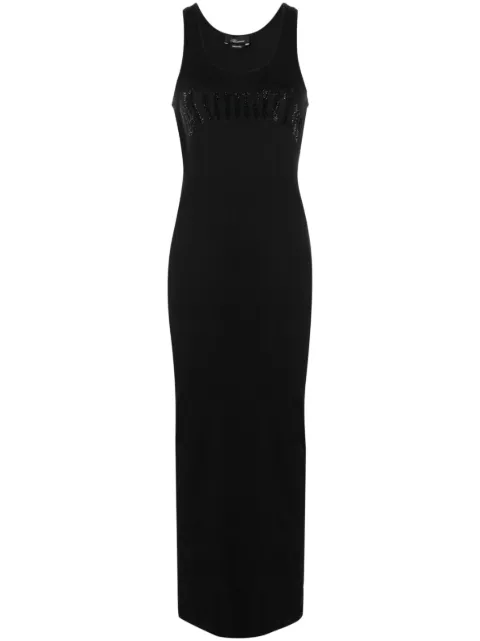 Blumarine logo-print maxi dress