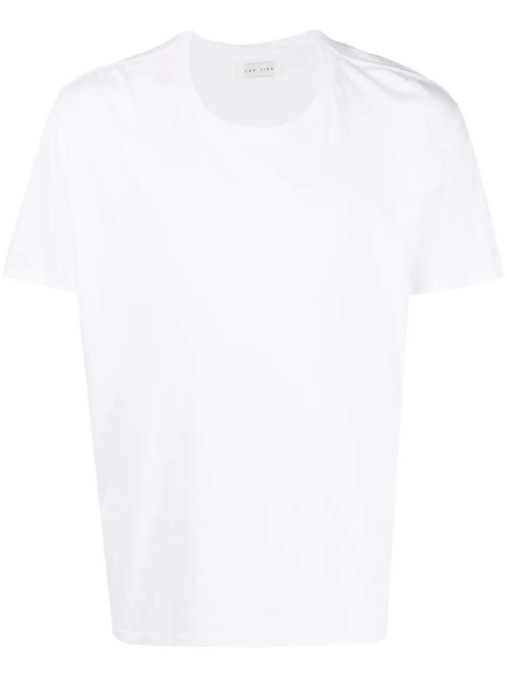 Les Tien Chest Pocket Cotton T-shirt In Weiss