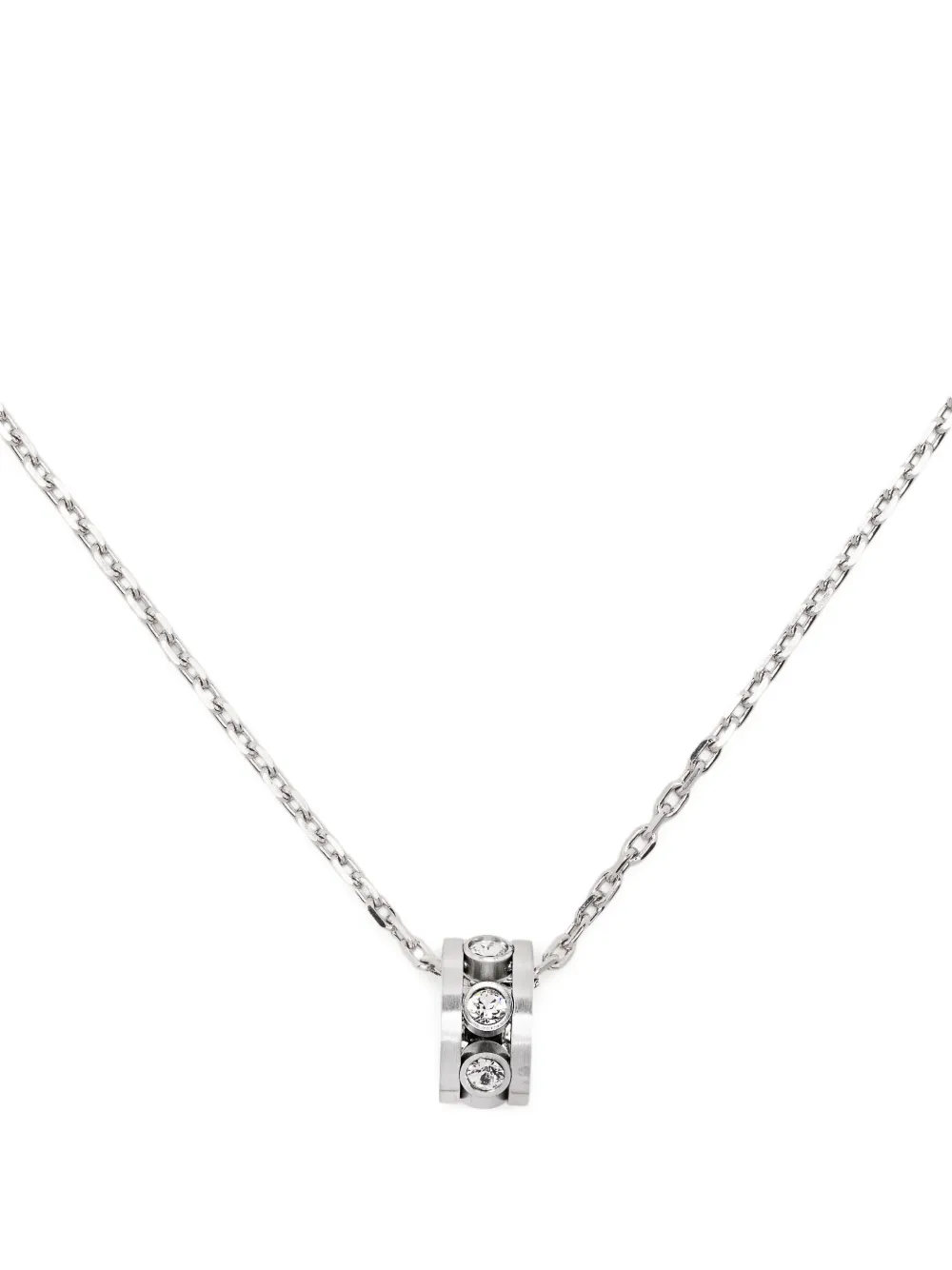 Agnès b. Crystal Embellished stainlesssteel Necklace Farfetch