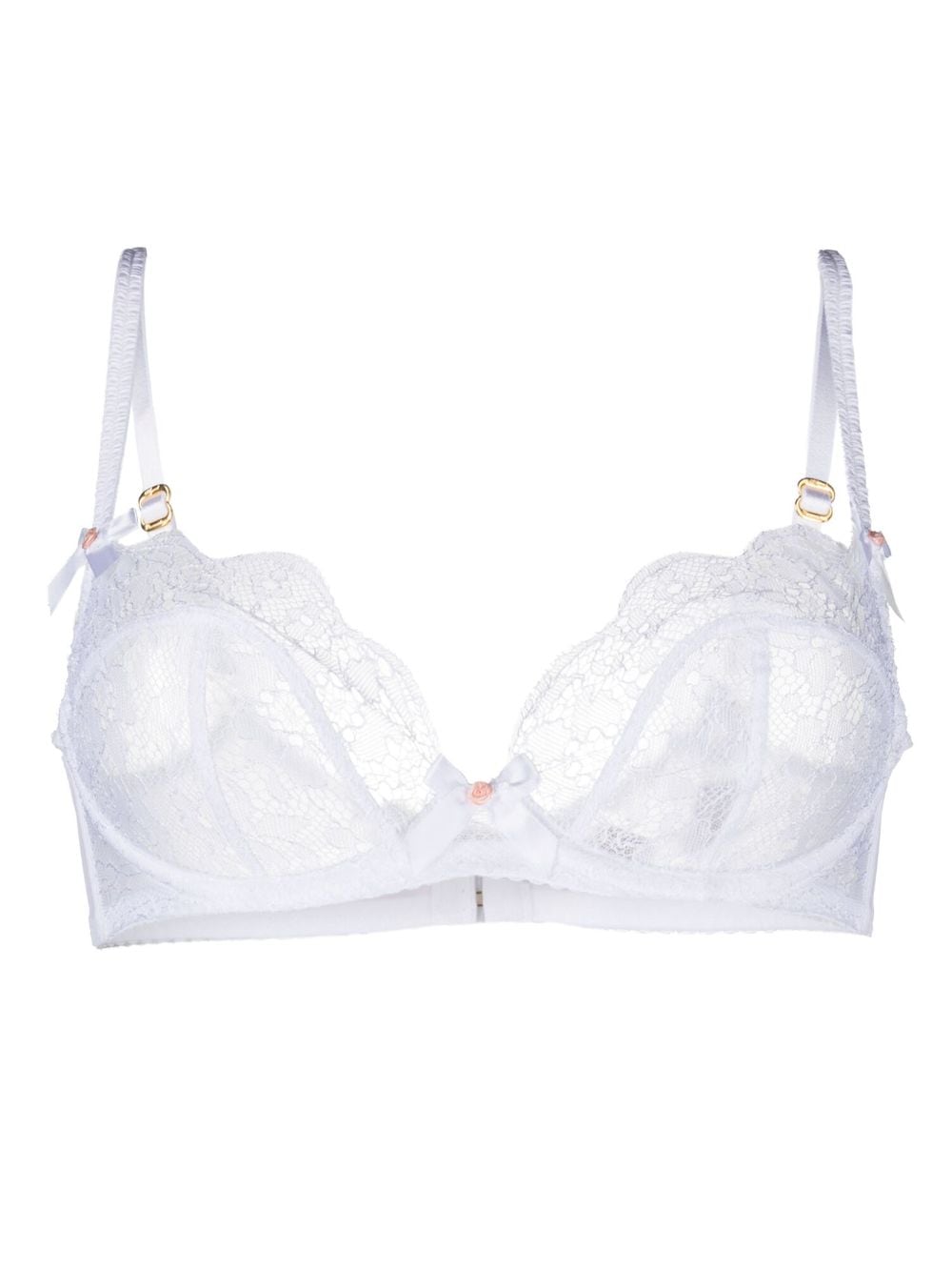 Agent Provocateur Bow-detail Adjustable-strap Bra In White