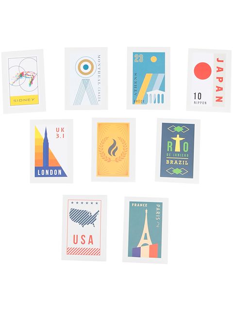 FPM Milano graphic stickers set of 9