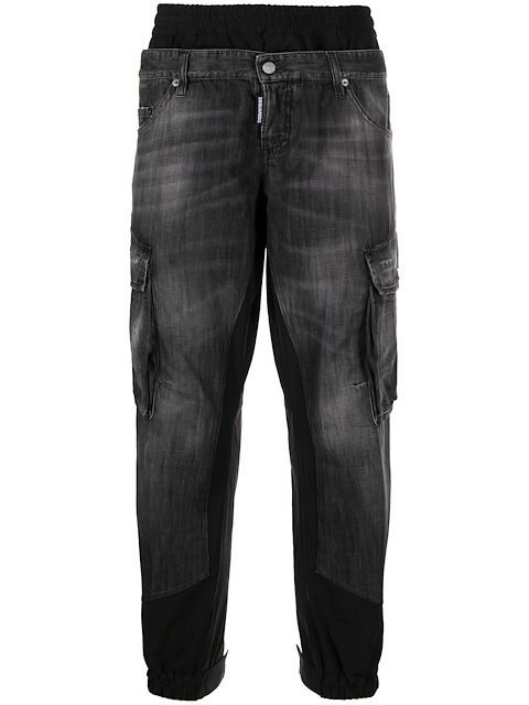 Dsquared2 cargo-pocket track pants