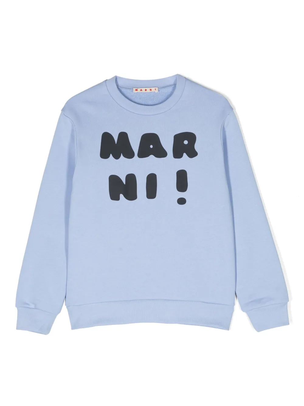 Marni Kids logo-print Cotton Sweatshirt - Farfetch