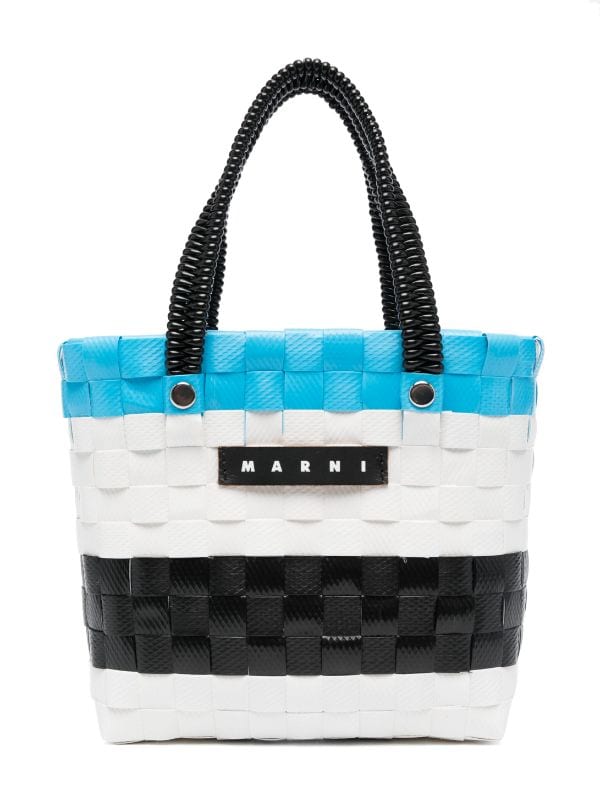 Marni interwoven-design Logo Tote Bag - Farfetch