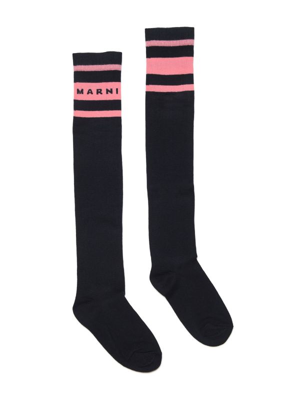 Marni Kids intarsia-knit Logo Print Socks - Farfetch