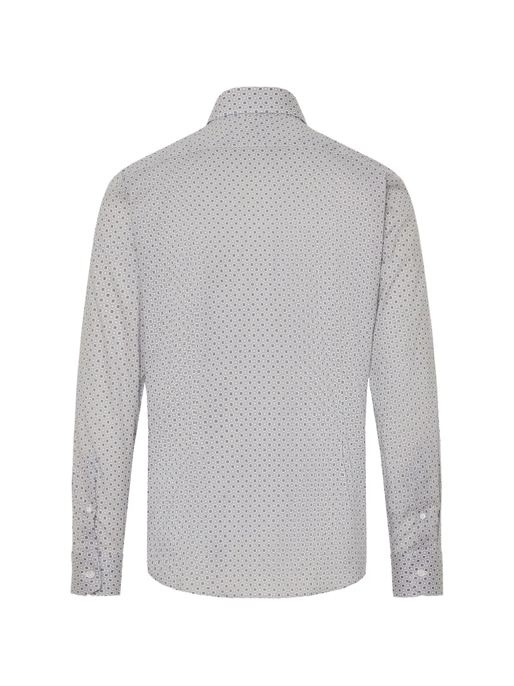 Fedeli Overhemd met geometrische print Wit