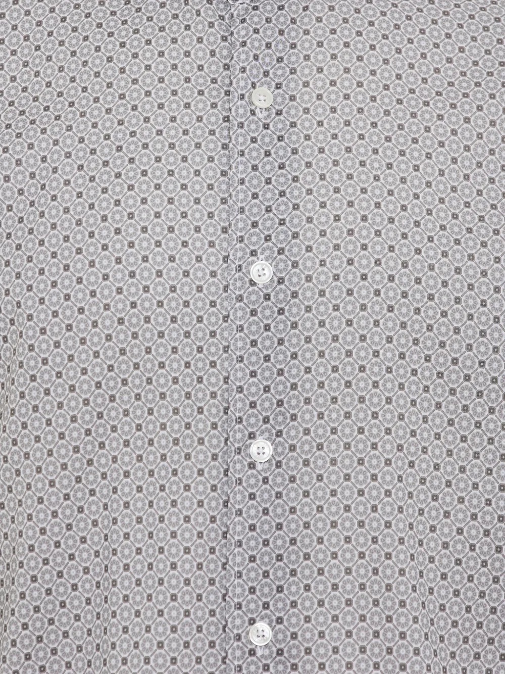 Fedeli Overhemd met geometrische print Wit