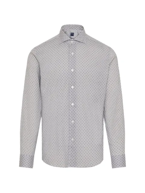Fedeli geometric-print long-sleeve shirt
