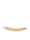 Givenchy Pre-Owned 1990s double curb-chain bracelet - Gold