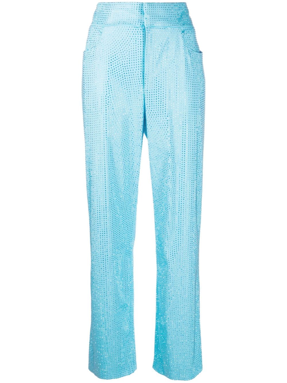 Giuseppe Di Morabito Crystal-embellishment Trousers In Blue