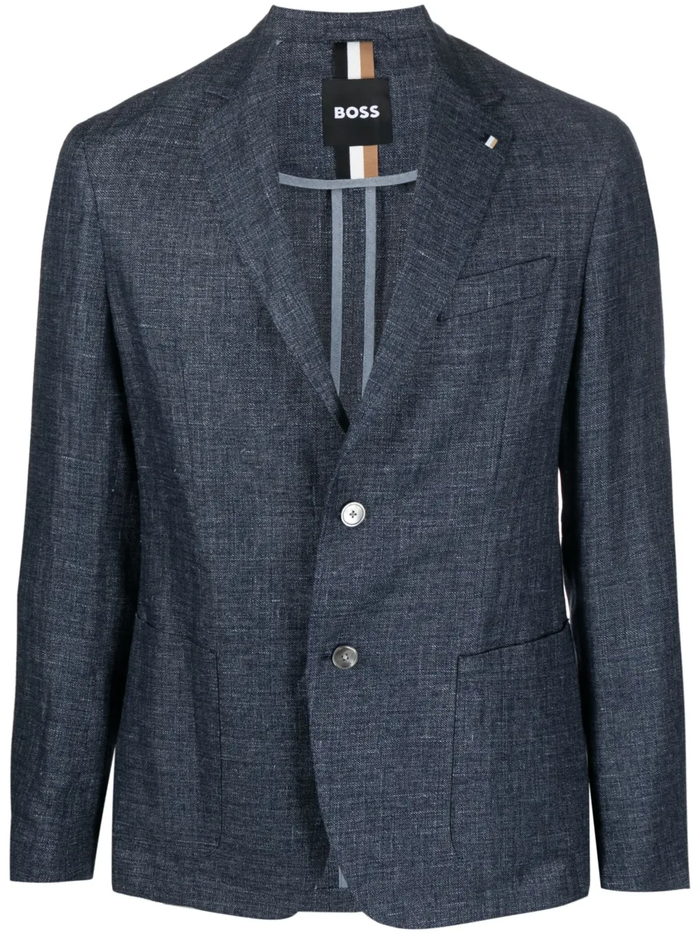 BOSS single-breasted button-fastening blazer | Blue | Image 1