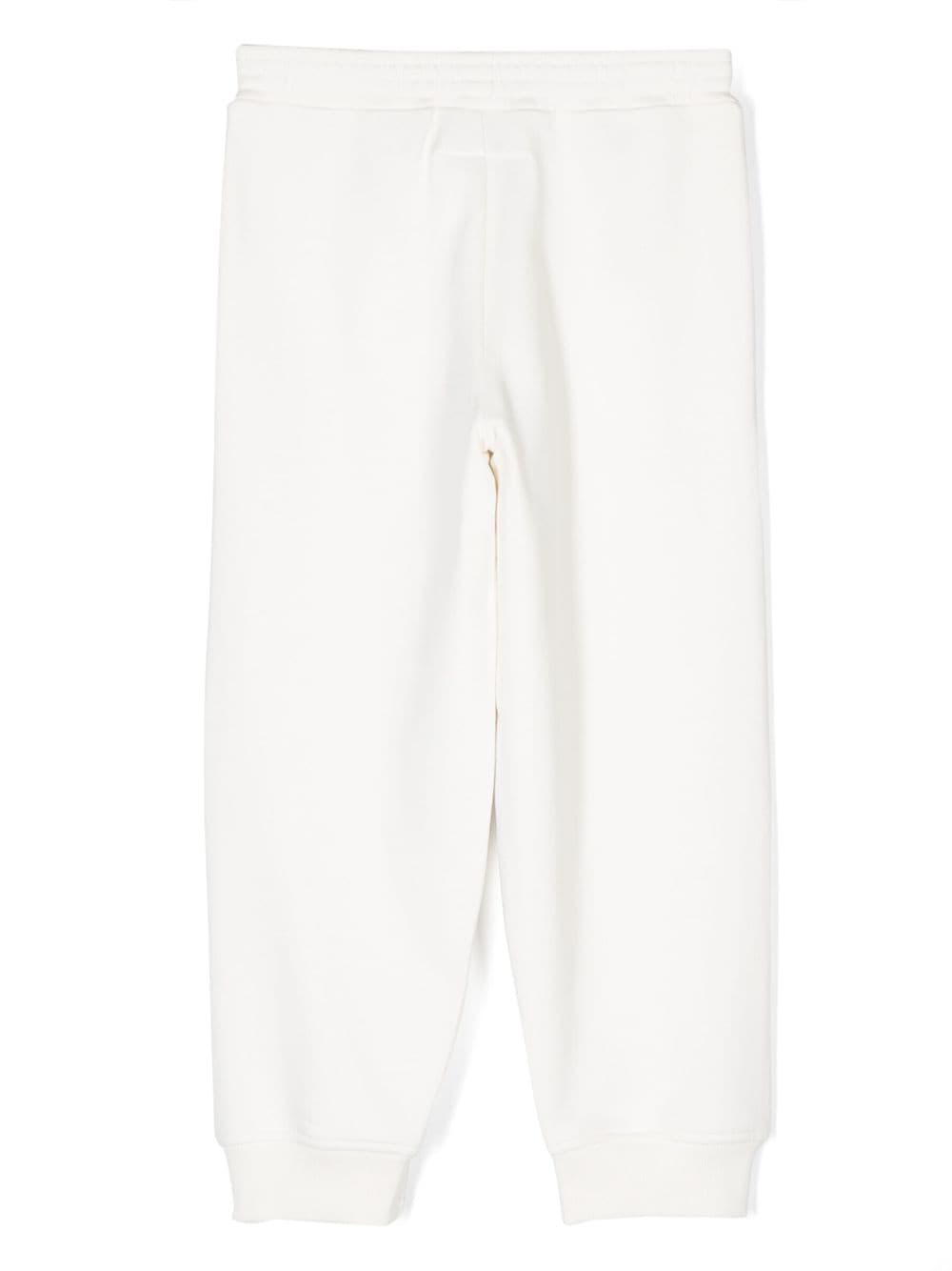 Shop Mm6 Maison Margiela Stud-detail Track Pants In White