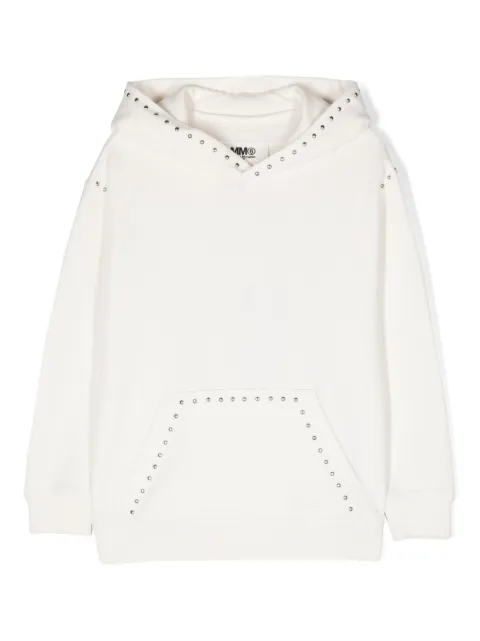 MM6 Maison Margiela Kids hoodie con apliques