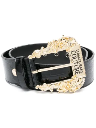 VERSACE JEANS COUTURE ベルト レザー 美品 未使用 箱付き VERSACE JEANS COUTURE ベルト レザー 美品 未使用 箱付き