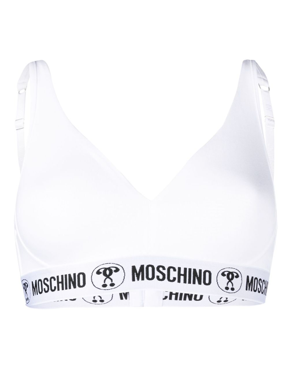 Moschino logo-tape Triangle Bra - Farfetch