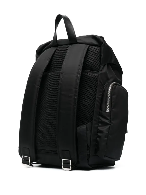 FPM Milano Medium Butterfly buckle-fastening Backpack | Black