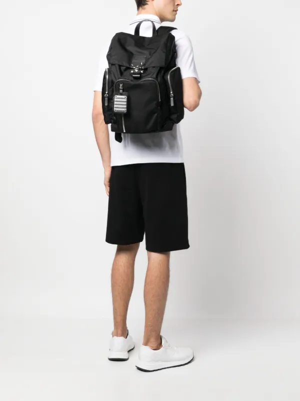 FPM Milano Medium Butterfly buckle-fastening Backpack | Black