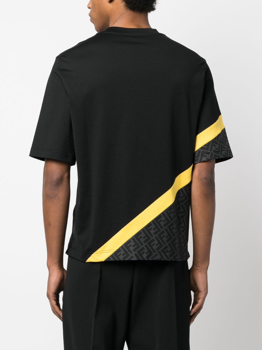 FENDI Poloshirt met logopatroon Zwart