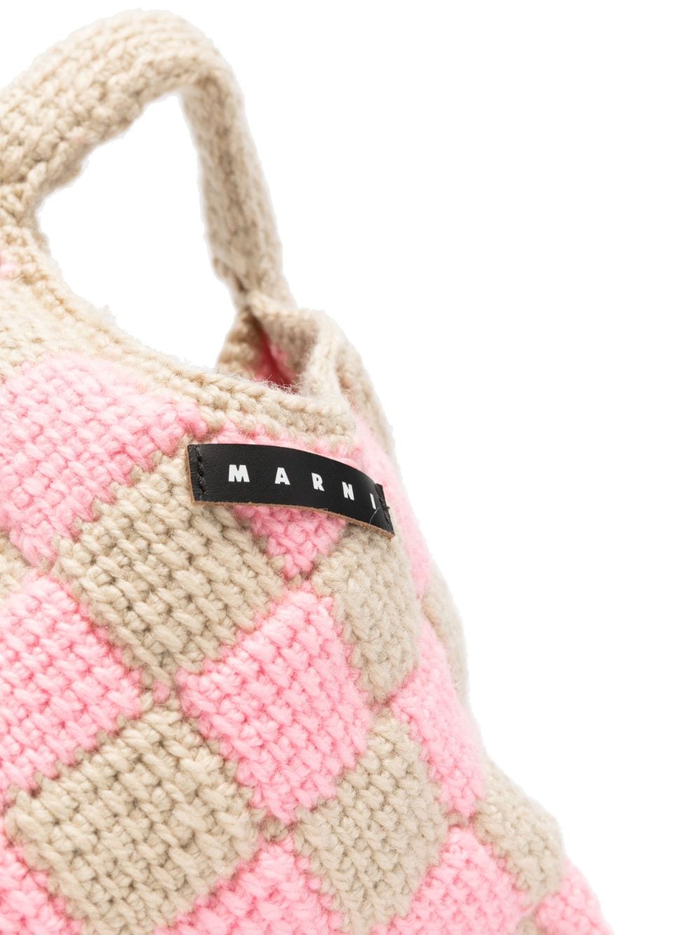 Image 2 of Marni Kids small Market Diamond crochet bag