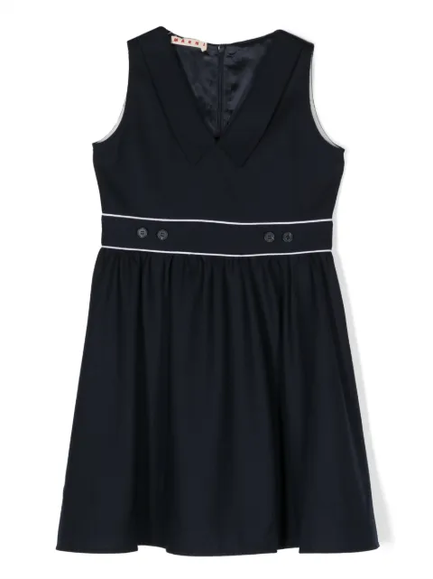 Marni Kids V领连衣裙