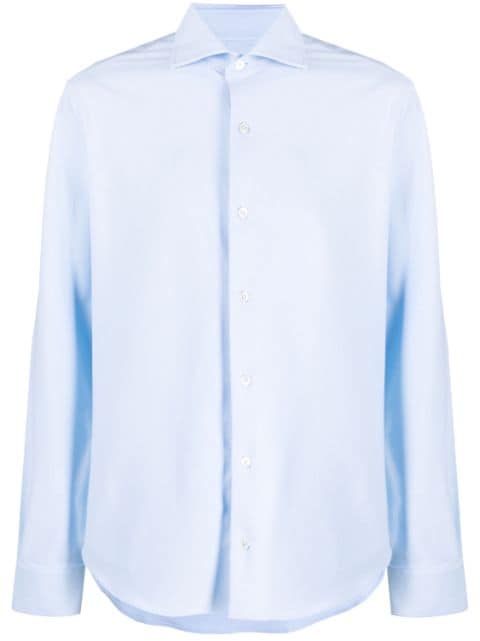 Fedeli long-sleeve buttoned shirt