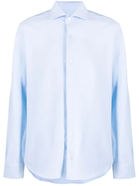 Fedeli long-sleeve buttoned shirt