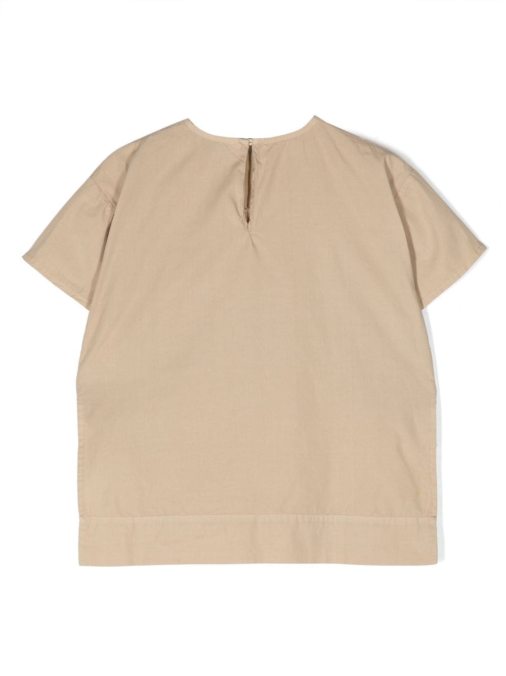 Shop Dondup Bow-detail Cotton T-shirt In Nude