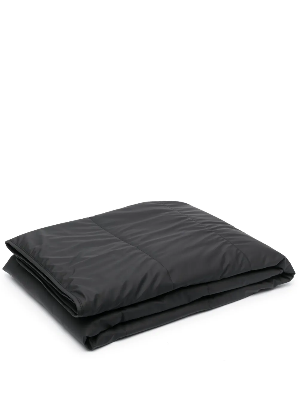 Rains Packable Waterproof Blanket In Schwarz