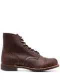 Red Wing Shoes Iron Ranger leather ankle boots - Brown
