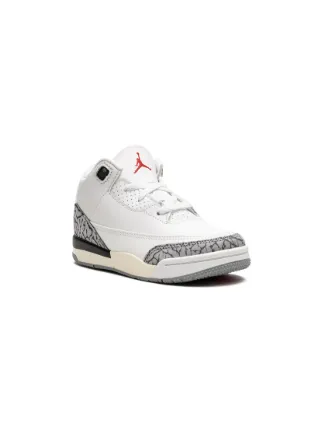Air Jordan 3 キッズスニーカー ホワイトセメント Jordan Kids Air Jordan 3 