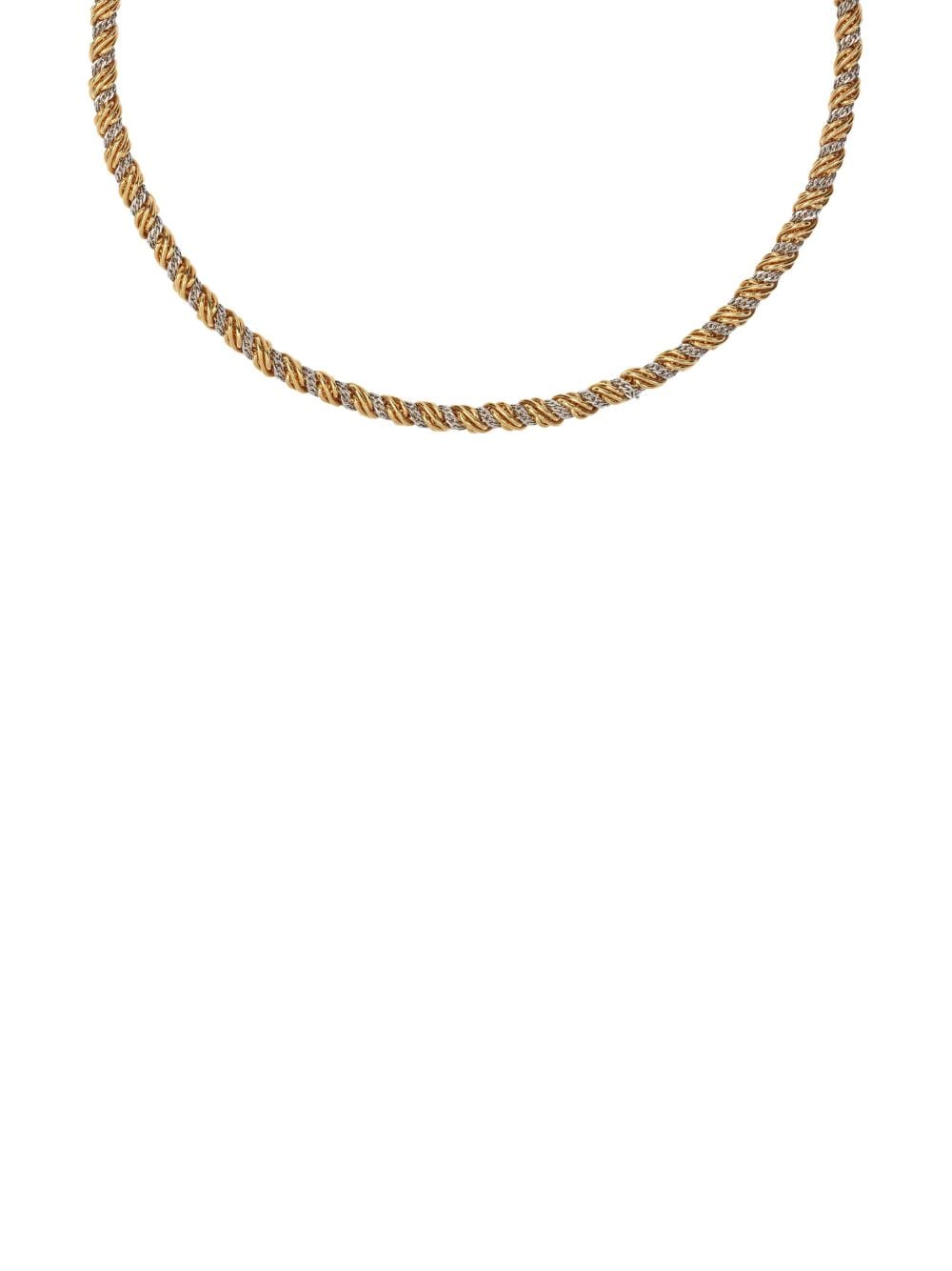 Monet Pre-Owned 1980s tweekleurige halsketting - Goud