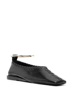 76さま専用　JIL SANDER フラットレザーシューズ 38 76さま専用 JIL SANDER フラットレザーシューズ 38