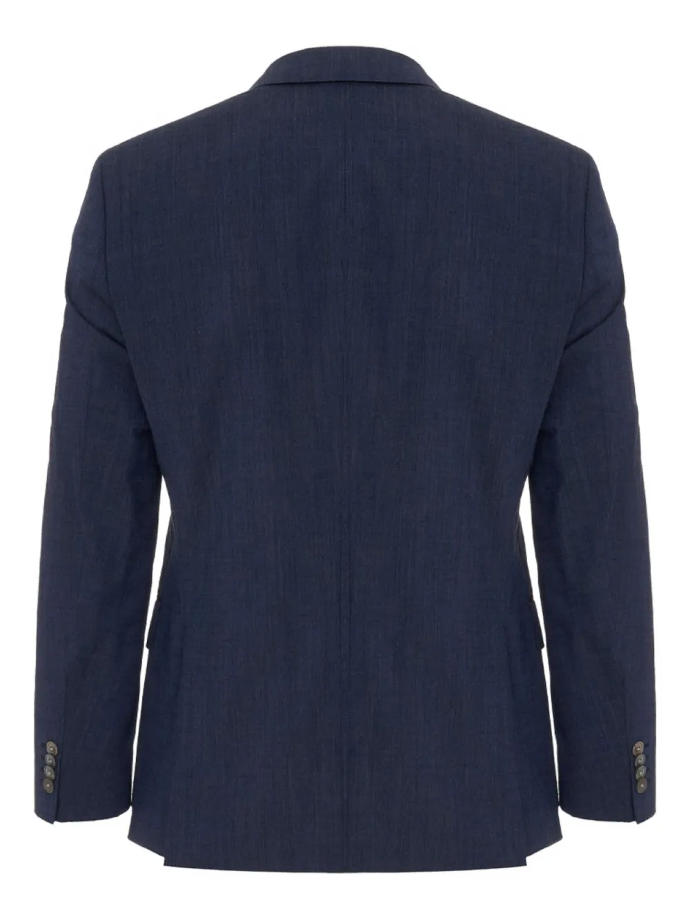 Hugo Boss Pinstripe Button Detail Blazer In Blue