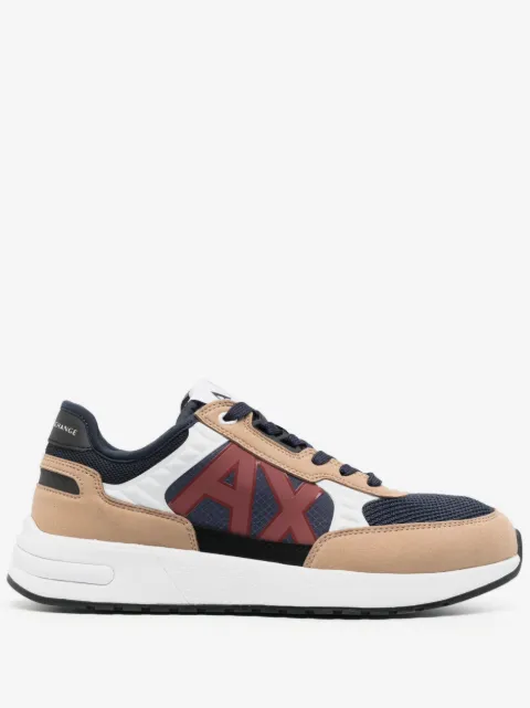 Armani Exchange tenis bajos con logo estampado