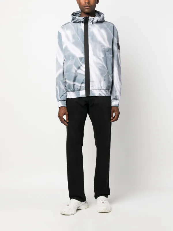 Calvin klein logo new arrivals windbreaker