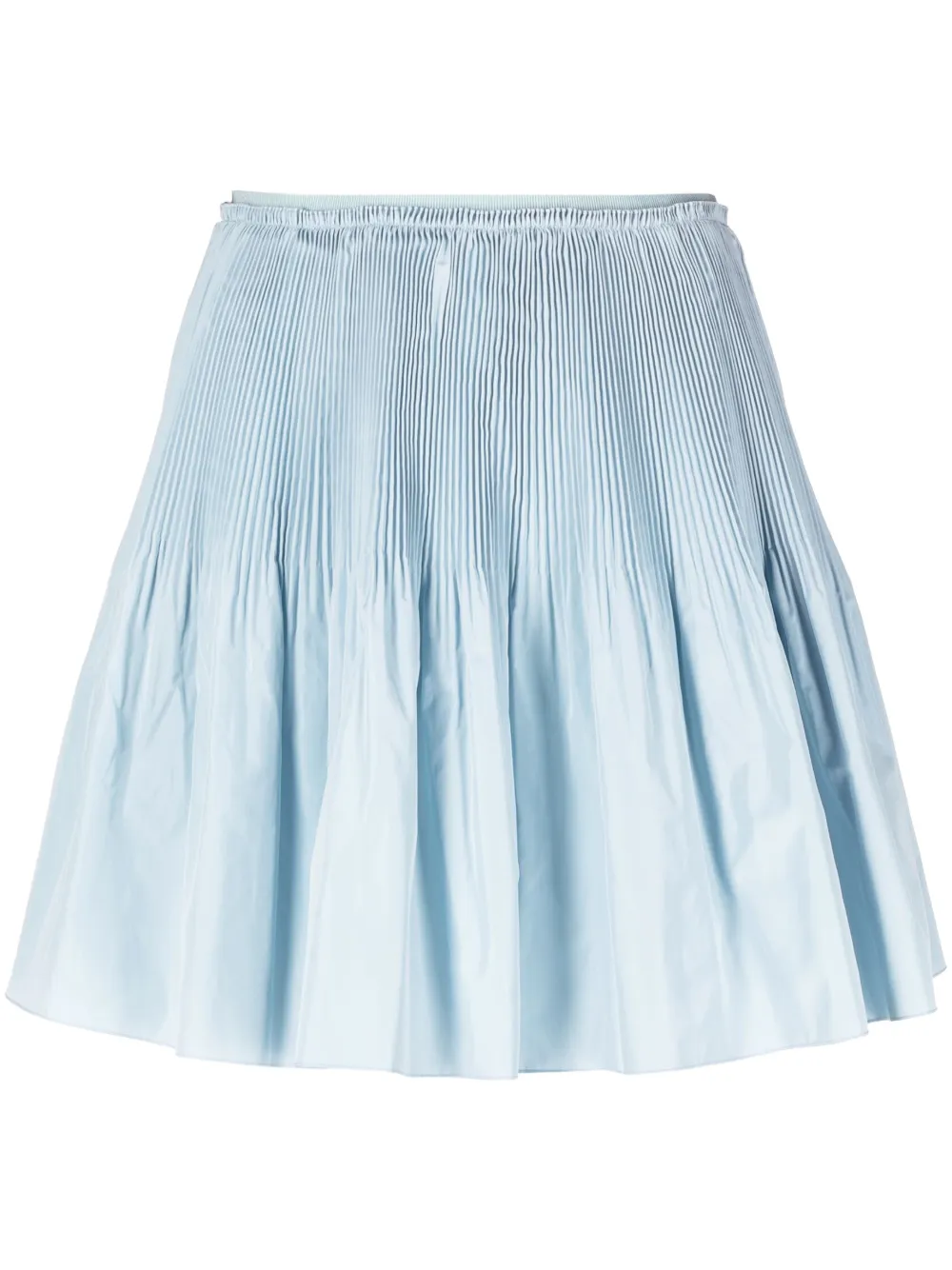 Red Valentino Facon Crisp Taffeta Skirt In Light Blue