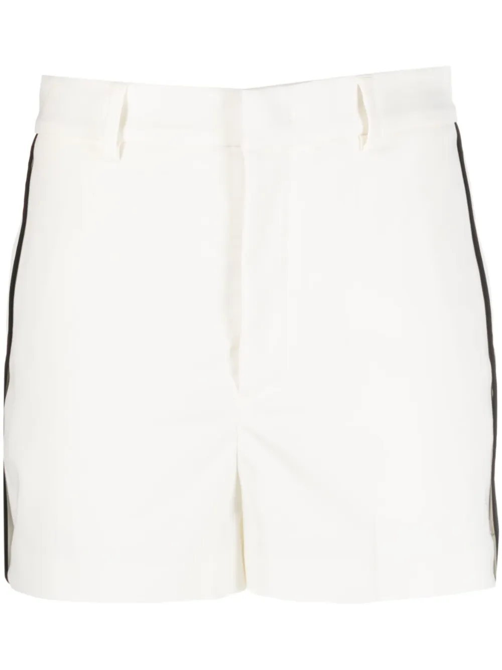 Valentino shorts white hot sale and red pinstripes